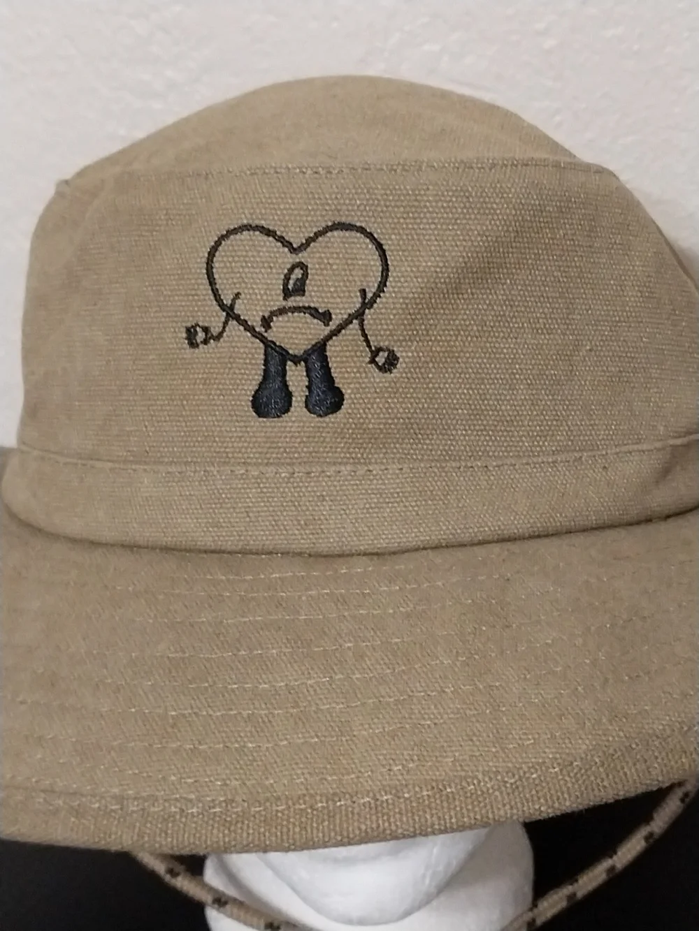 Bad Bunny 100% Canvas Safari Bucket Tan Hat Un Verano Sin Ti Tour